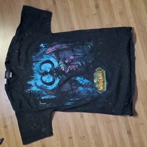 Y2k world of warcraft tee sz small